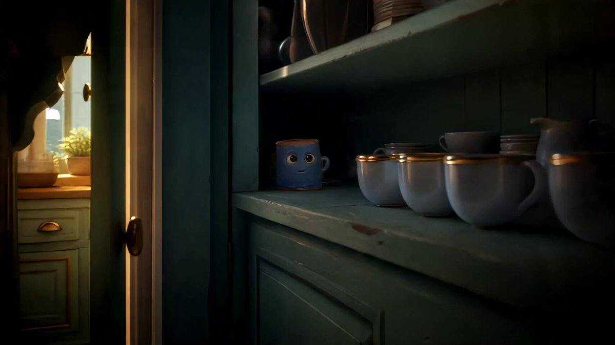 Stylized 3D Clay Mug Animation