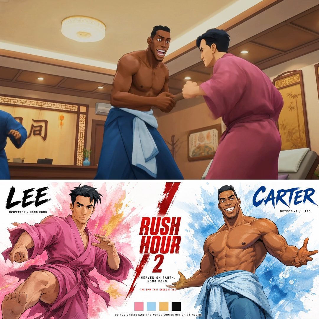 Cinematic Anime Hong Kong Massage Parlor