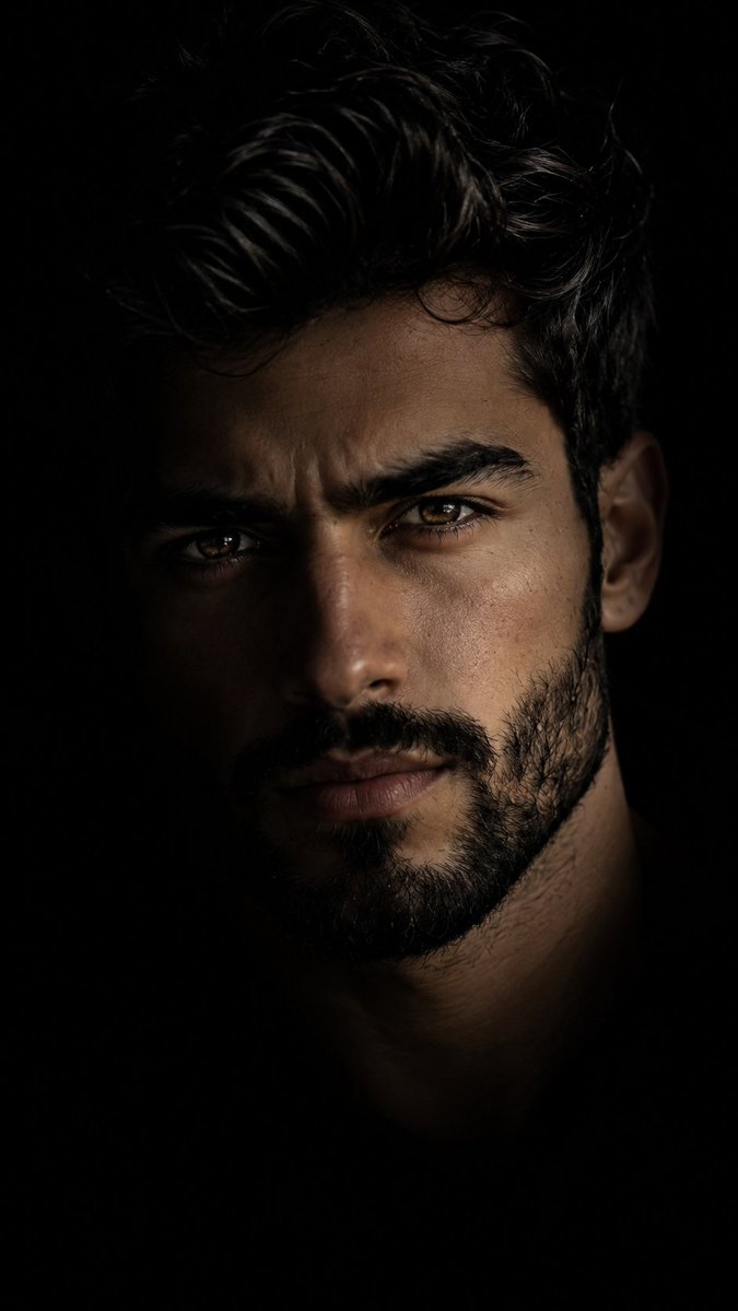 Dark Cinematic Portrait