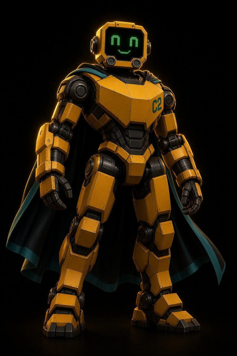 Cloaked Heroic Yellow Robot