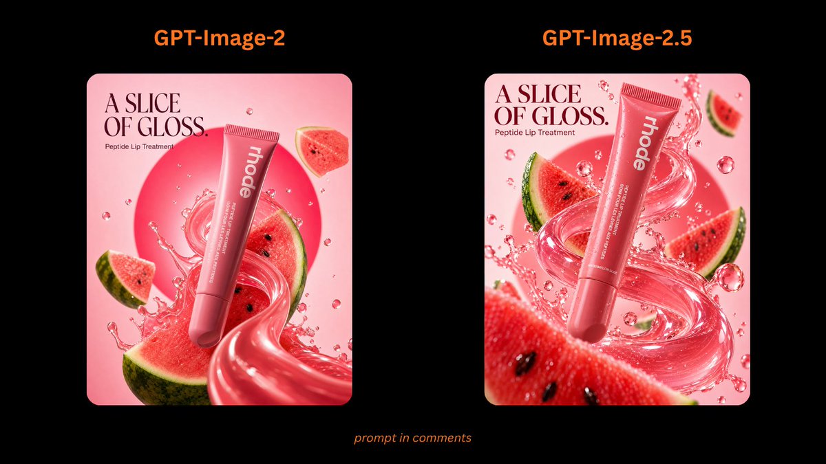 Rhode Lip Treatment 对比广告