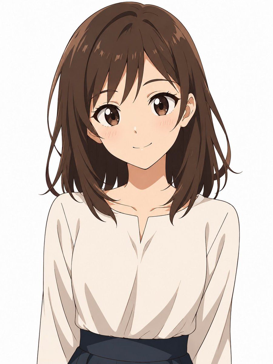Soft Anime Girl Portrait