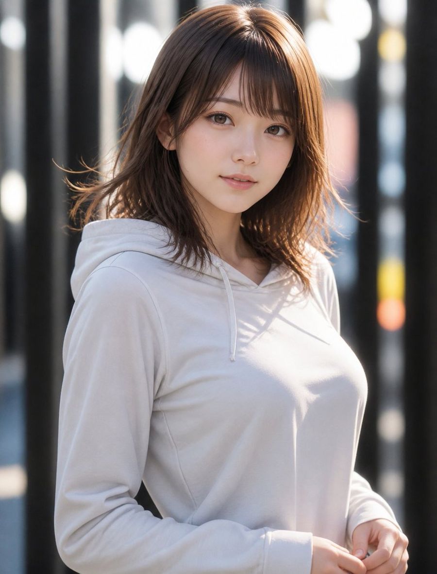 Natural Outdoor Hoodie Portrait