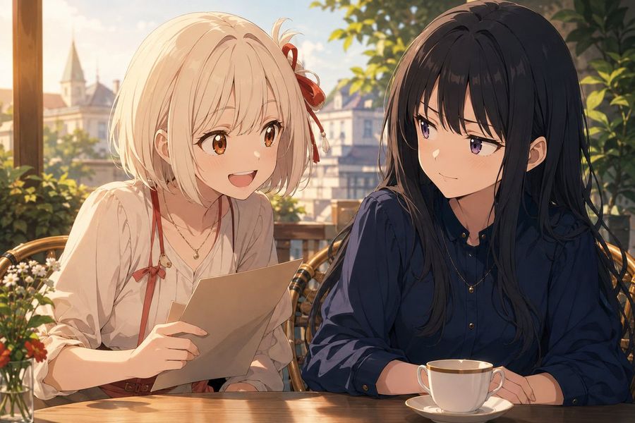 Anime Cafe Terrace Friends