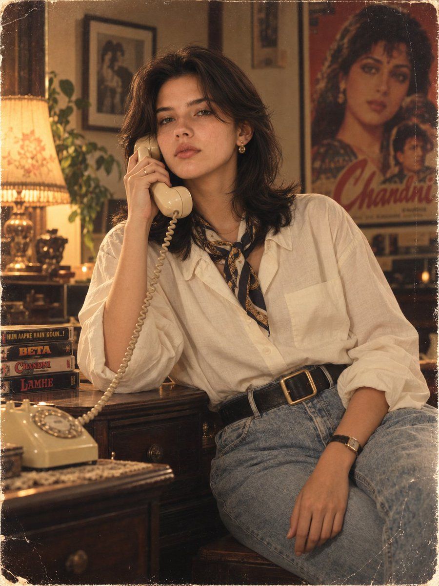 80s Bollywood Retro Fashion