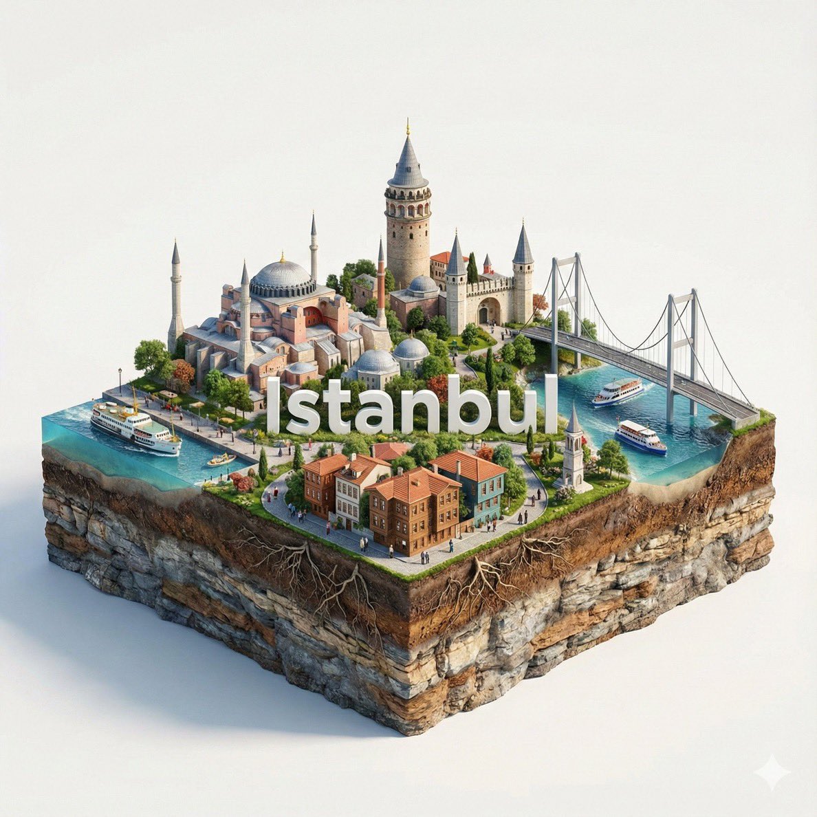 3D Miniature City Diorama