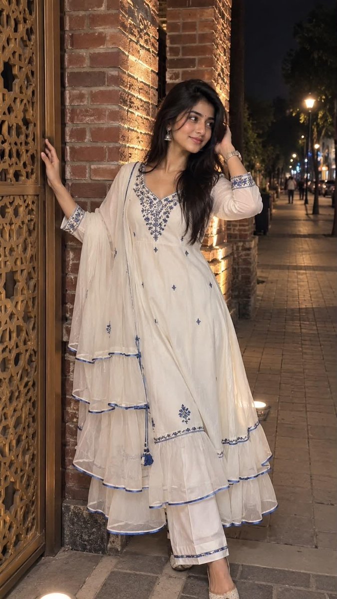 Traditional Attire Night Portrait