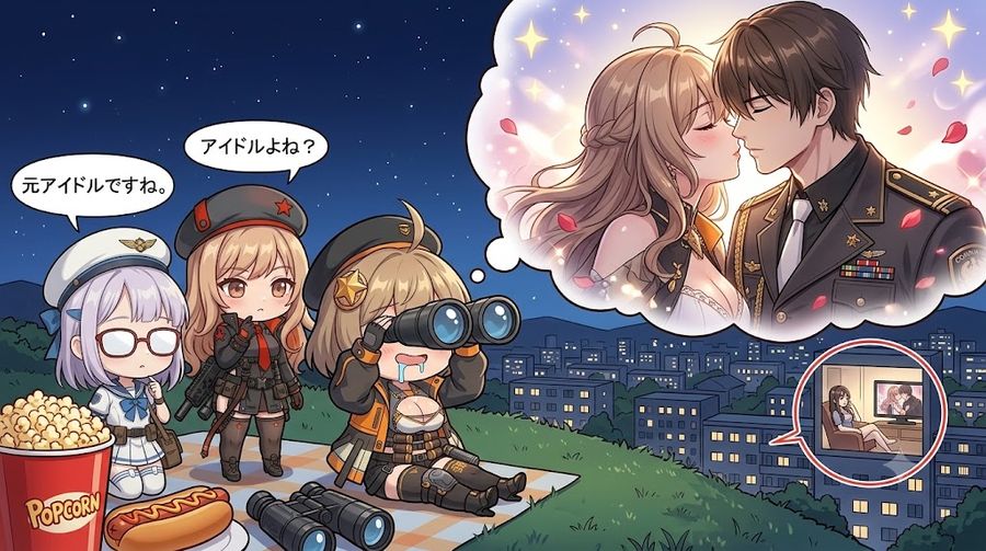 Chibi Anime Surveillance Picnic