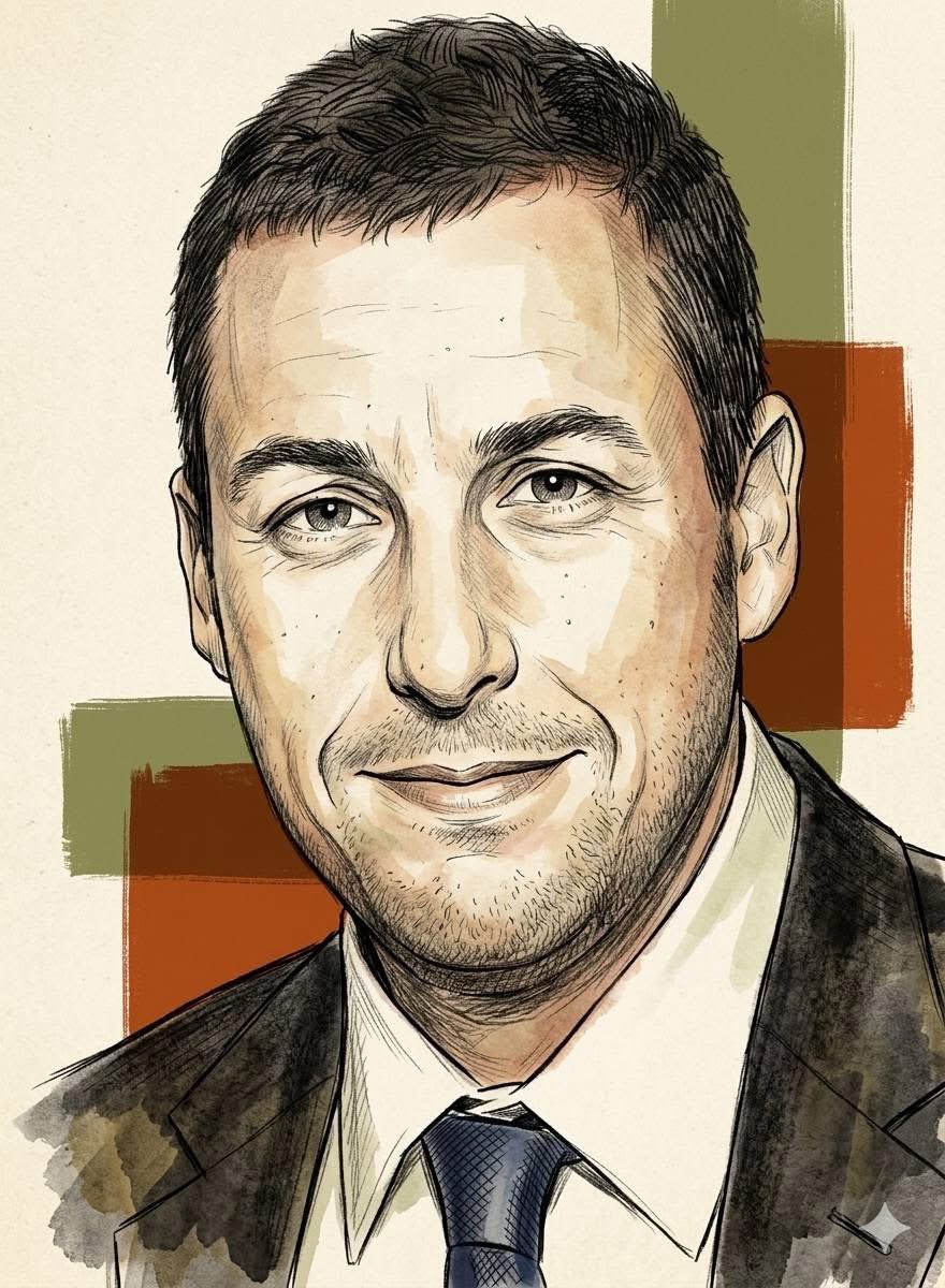 Editorial Sketch Portrait Illustration