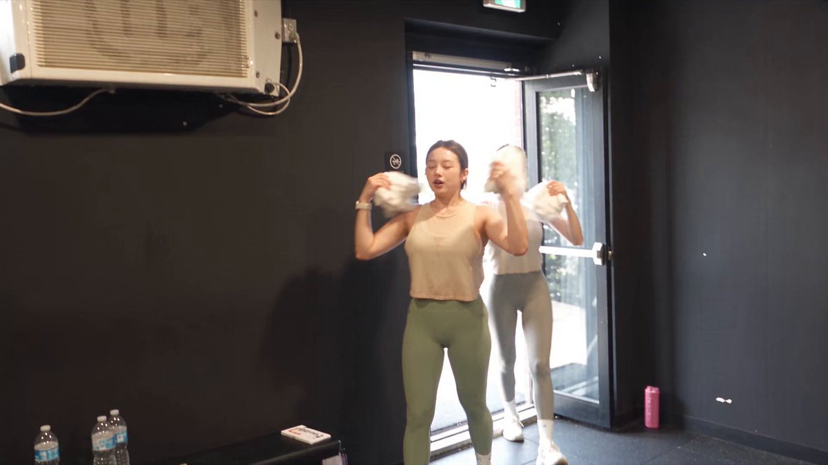 Korean Fitness Vlog DV Camera Style