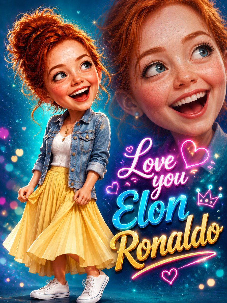 3D Pixar Style Cartoon Portrait