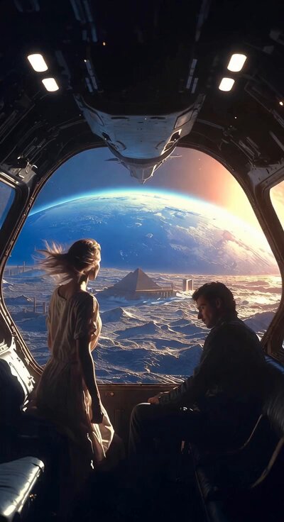 Noah's Flood Starship Video Prompt