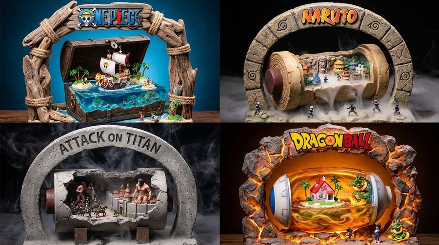 Manga Desktop Diorama Kit