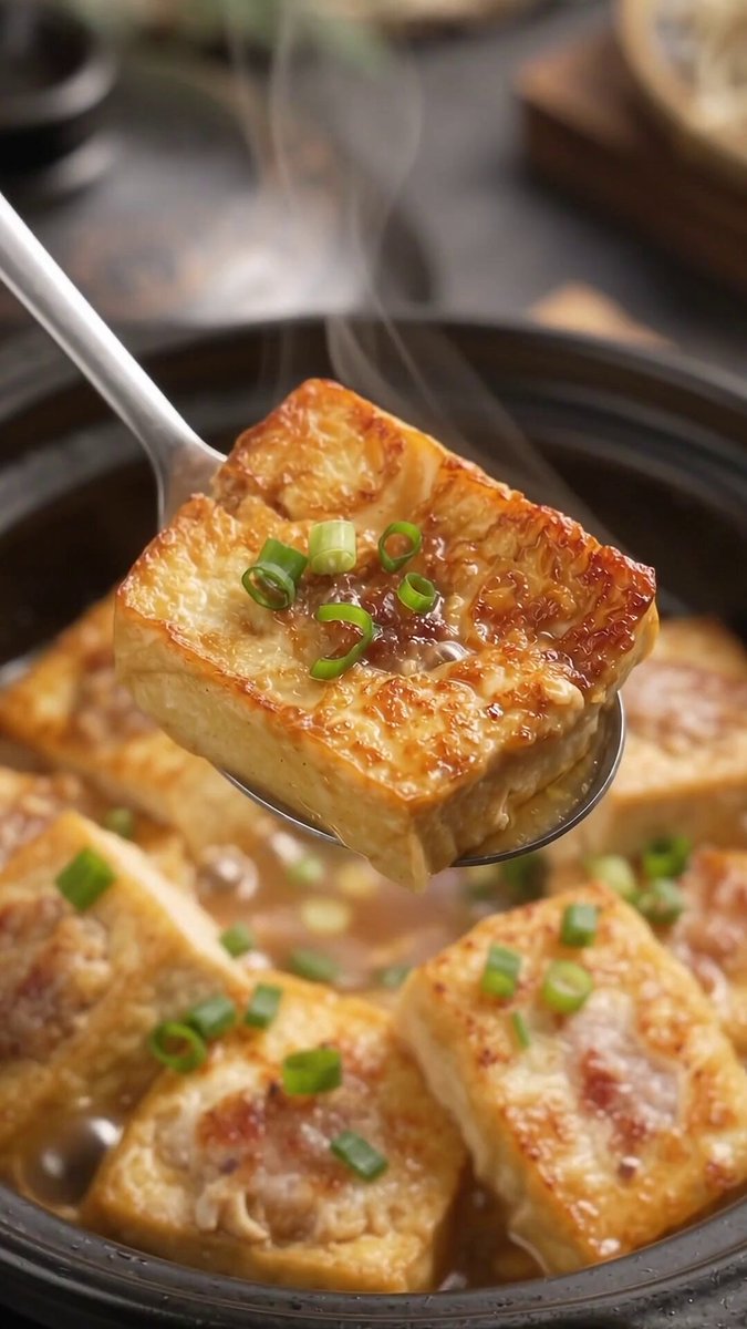 Hakka Stuffed Tofu Food Video Prompt