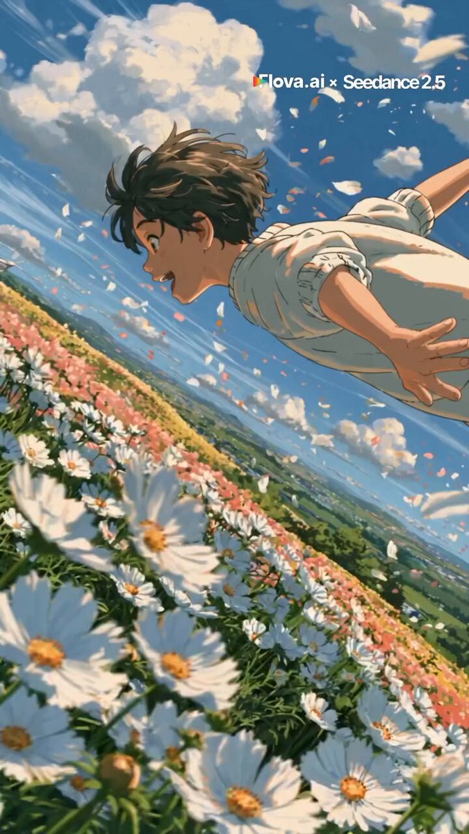 Paper Plane Anime Chase Prompt