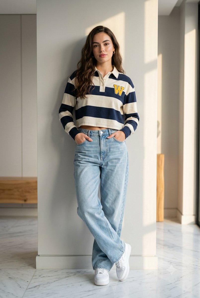 Minimalist Interior Fashion Portrait