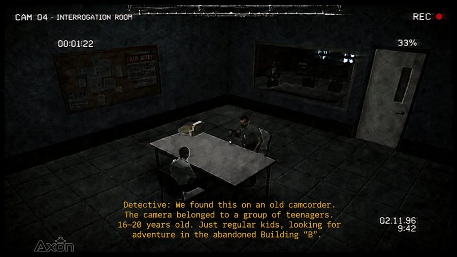 CCTV Interrogation Room Horror Still