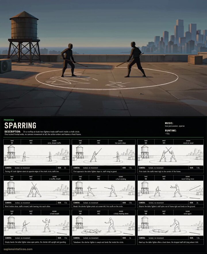 Anime Fight Scene Storyboard Instruction