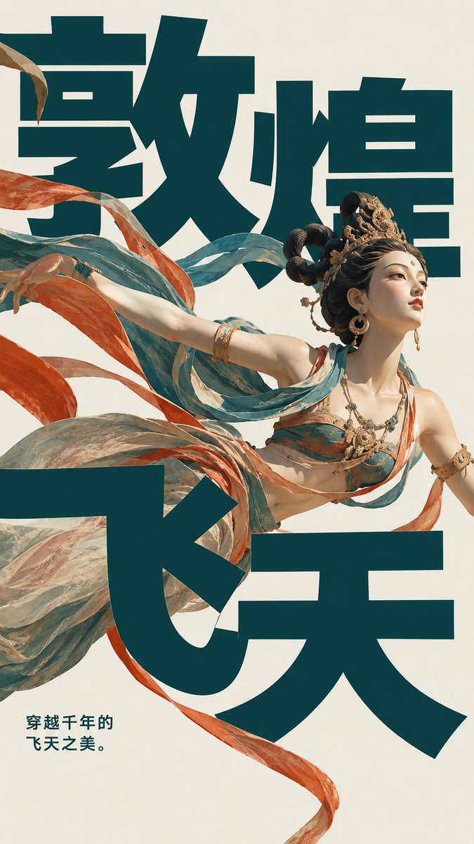 Dunhuang Flying Apsaras Poster