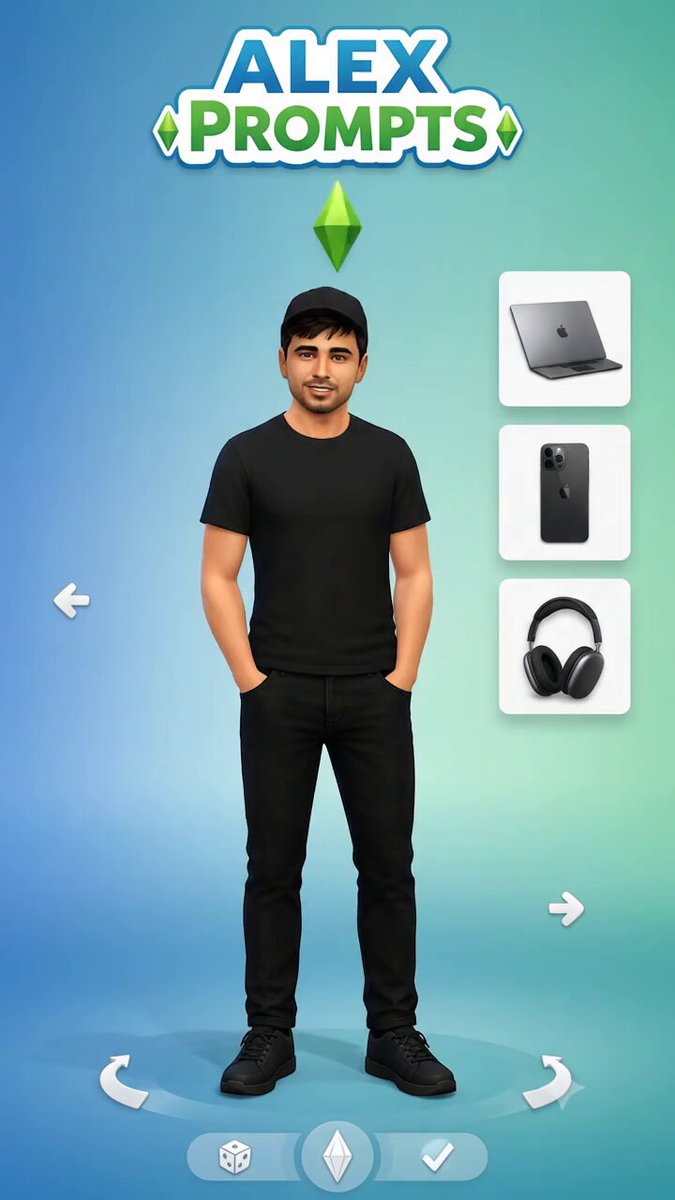 Sims-Style Character Creation Video