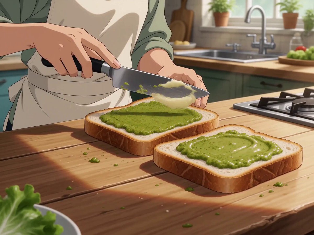 Anime Style Cooking: Sourdough Sandwich