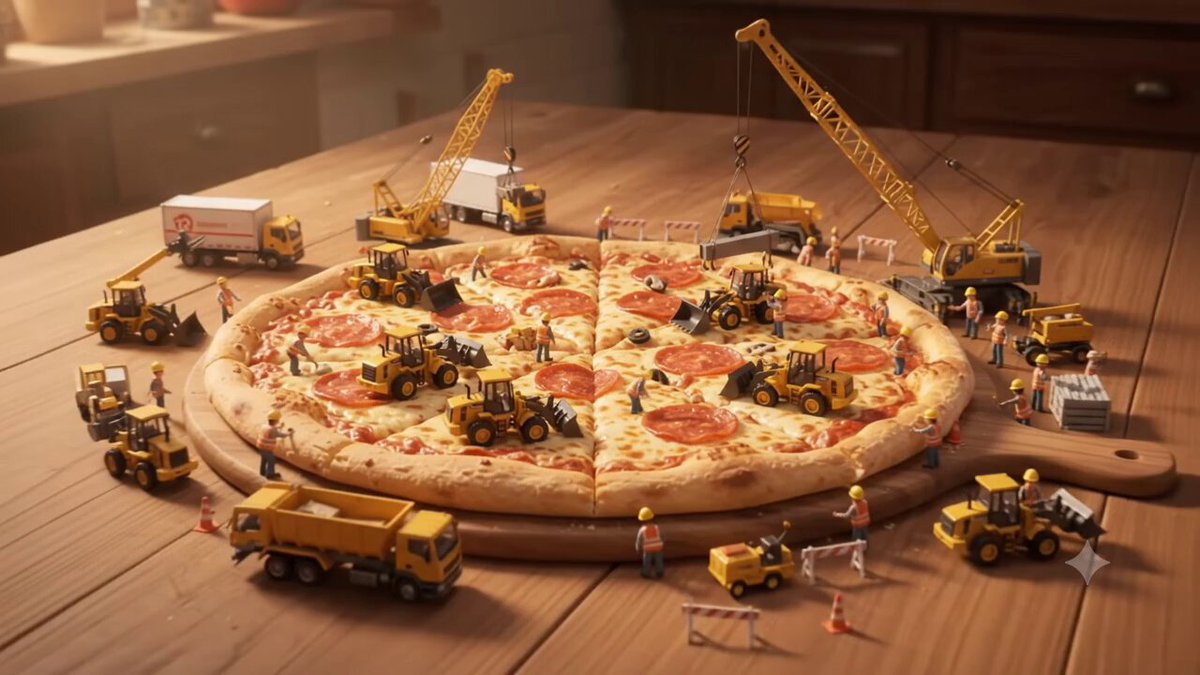 Mini Pizza Construction Site