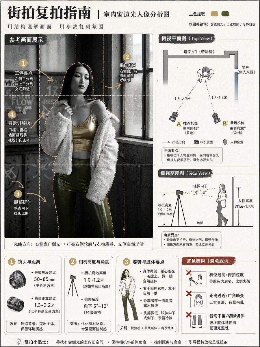 Photography Tutorial and Camera Setup Infographic