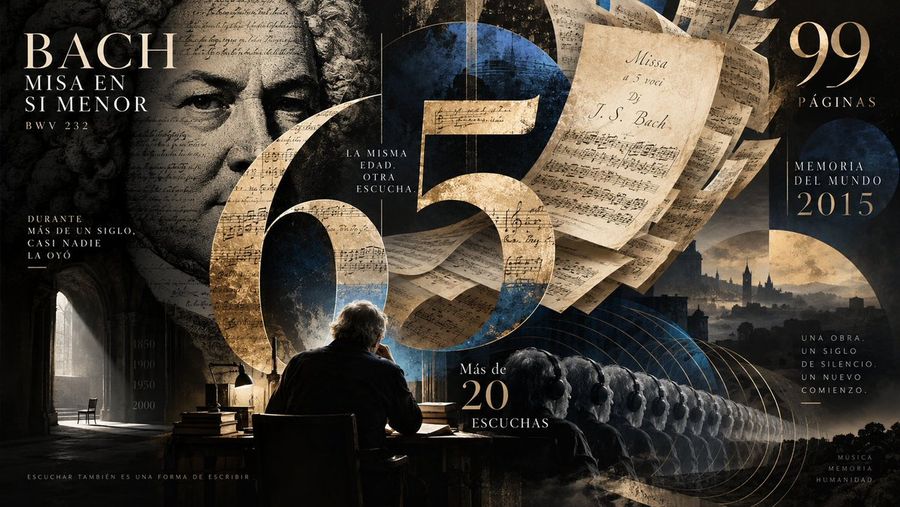 Bach Mass in B Minor Anniversary Poster