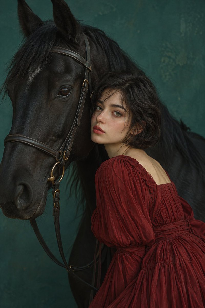 Museum-Style Equestrian Portrait Prompt