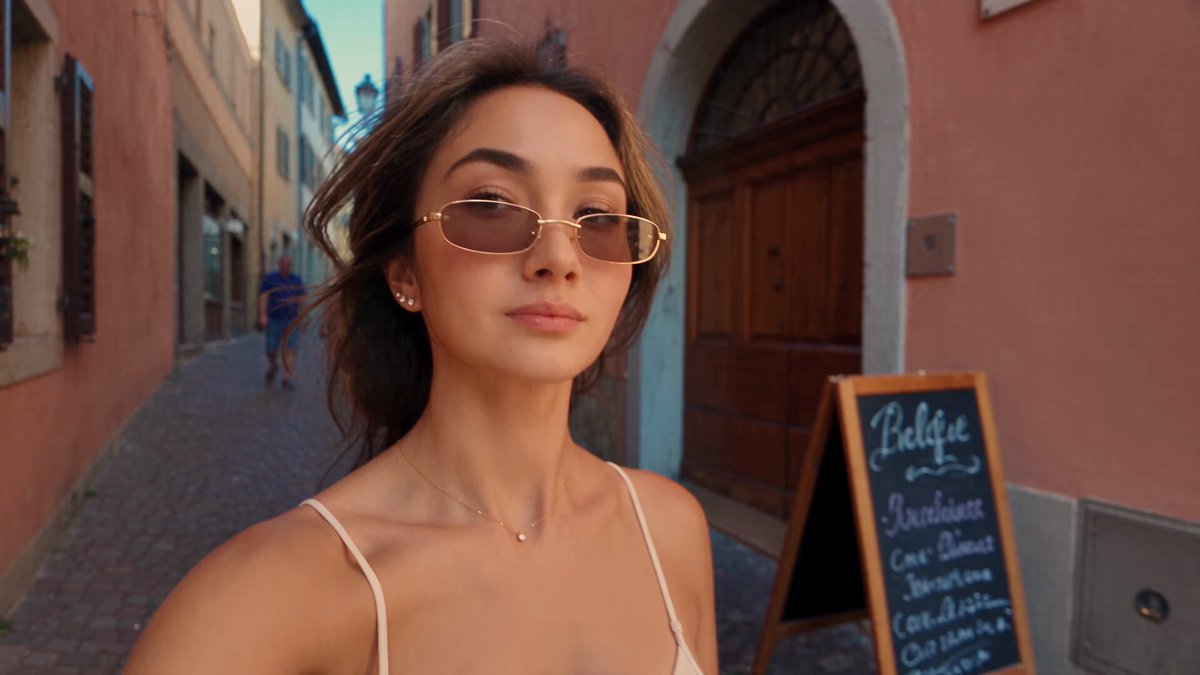 Europe Travel Vlog Character Consistency