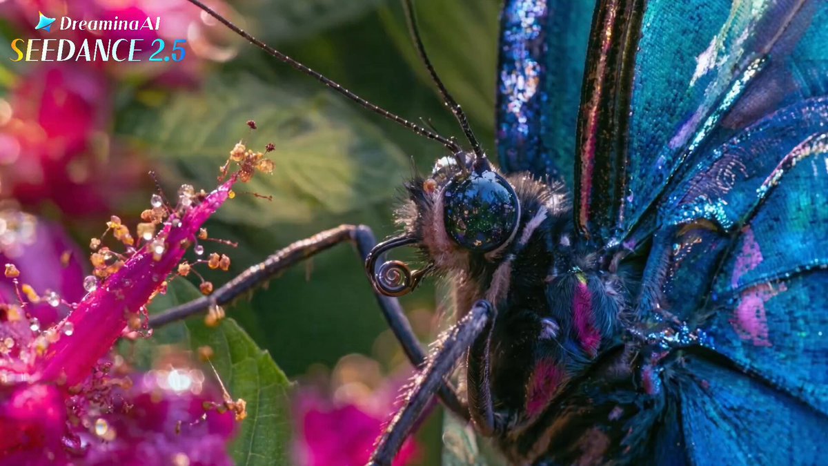 Macro Butterfly Nature Documentary Shot