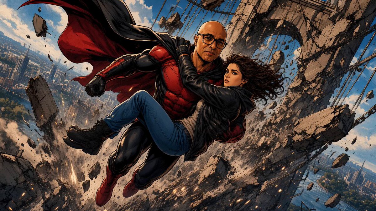 Comic Book Superhero Flight