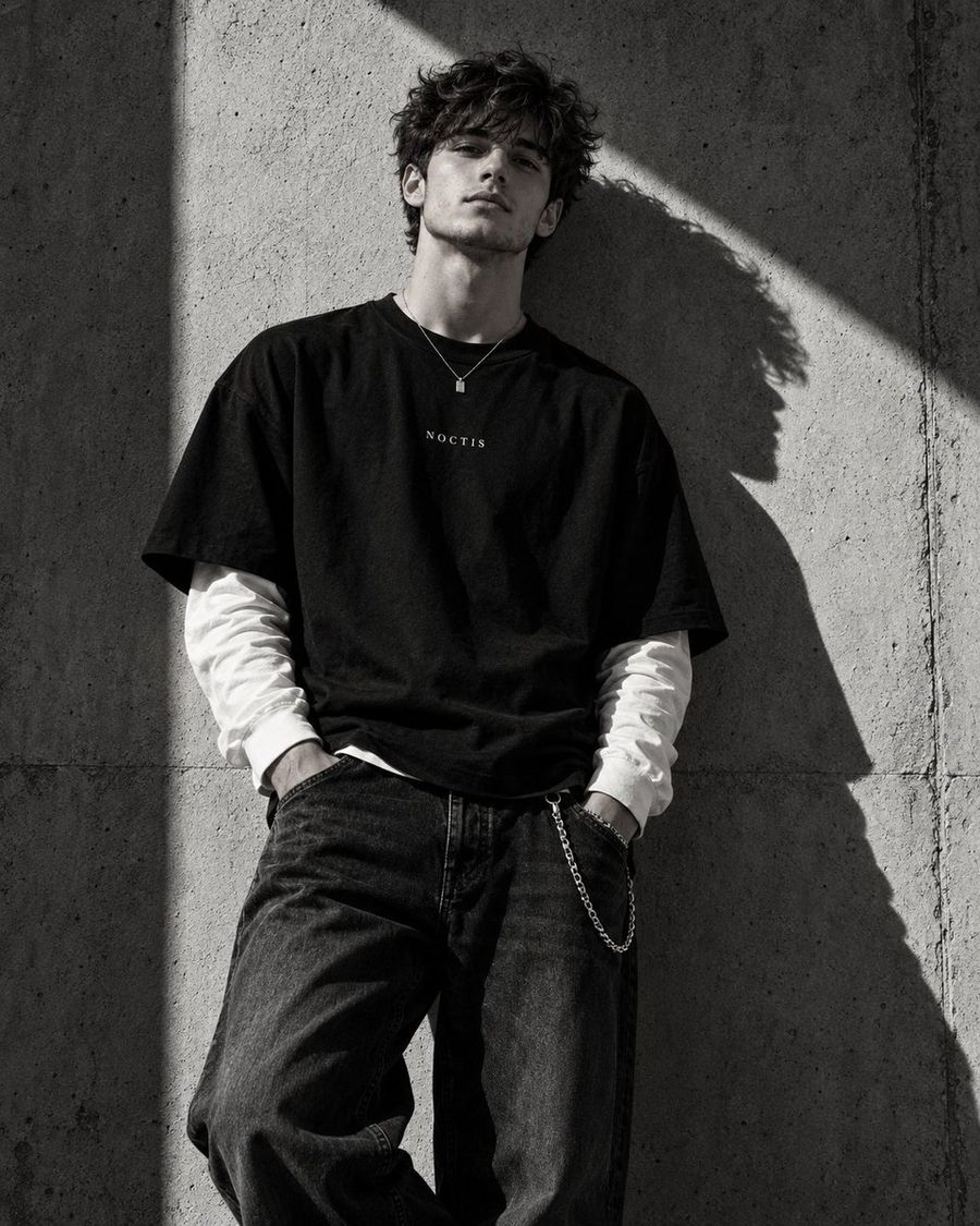 Black and White Fashion Editorial
