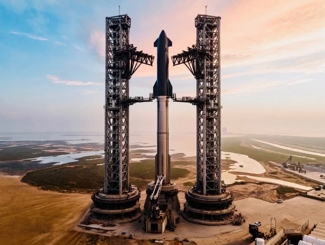 Starship loading process