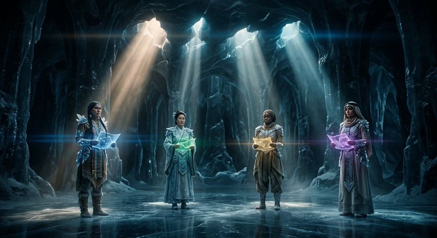 Subterranean Ice Cathedral Portraits