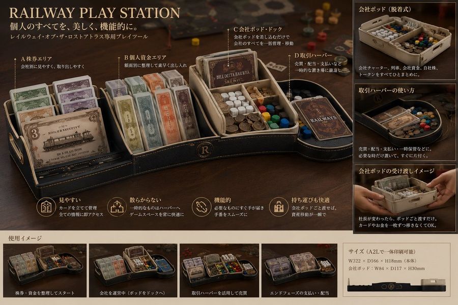 Luxury Railway Project Storage Display Poster