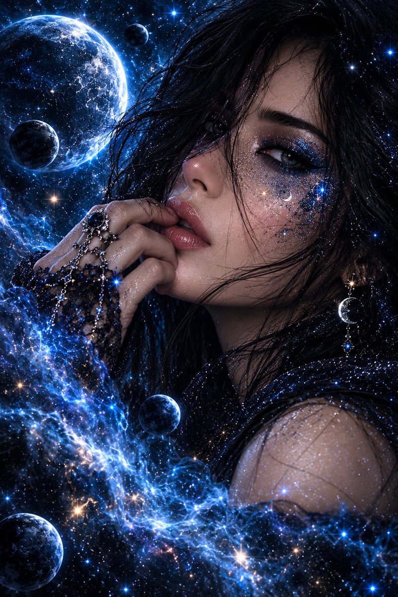 Cosmic Galaxy 双人肖像模板