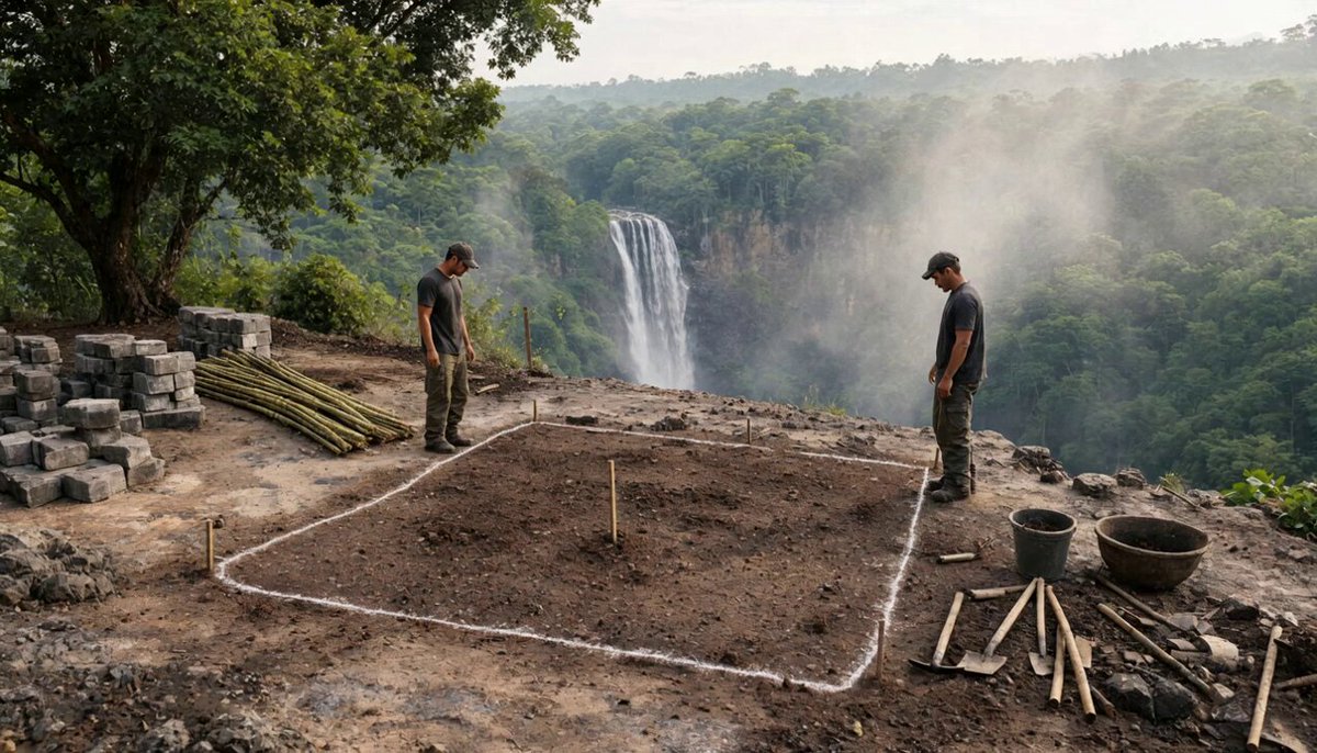 Jungle Pool Build ASMR Timelapse
