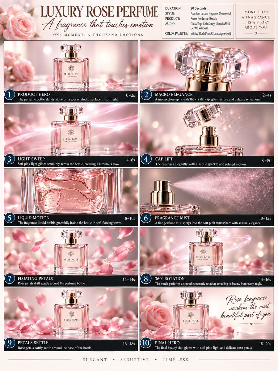 Luxury Product Storyboard