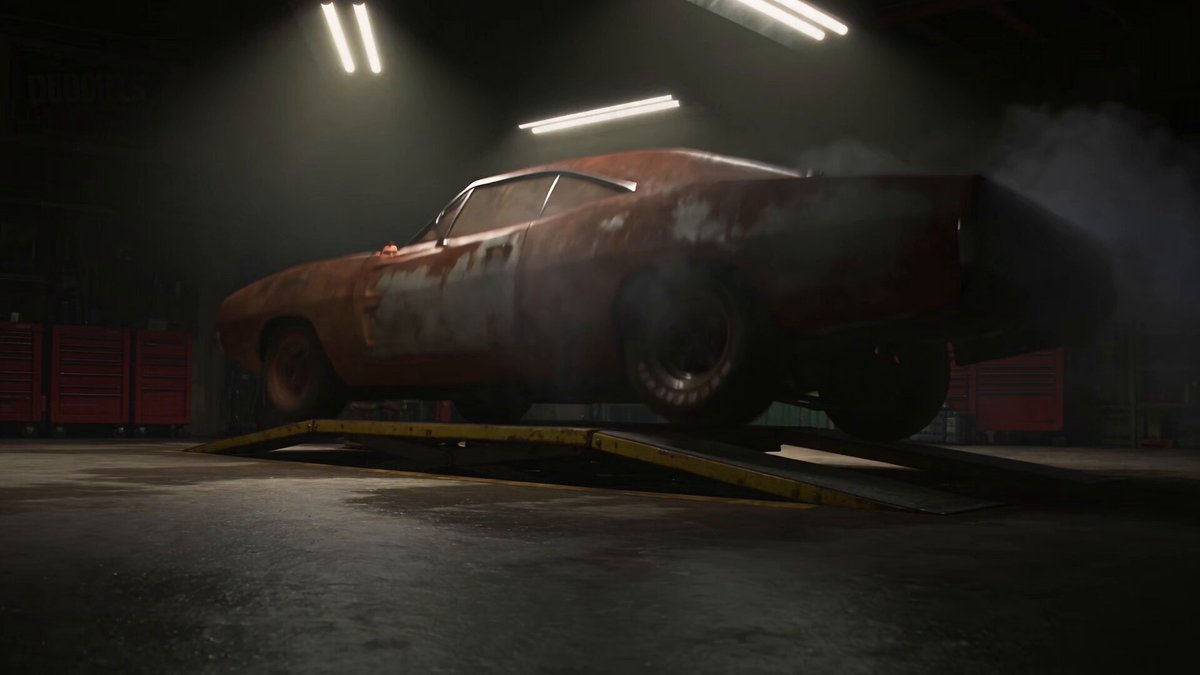 3D Mechanic Garage Animation