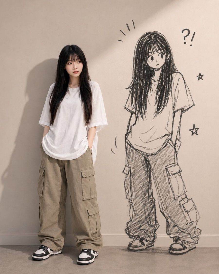 Quiet Girl and Wild Graffiti Alter Ego