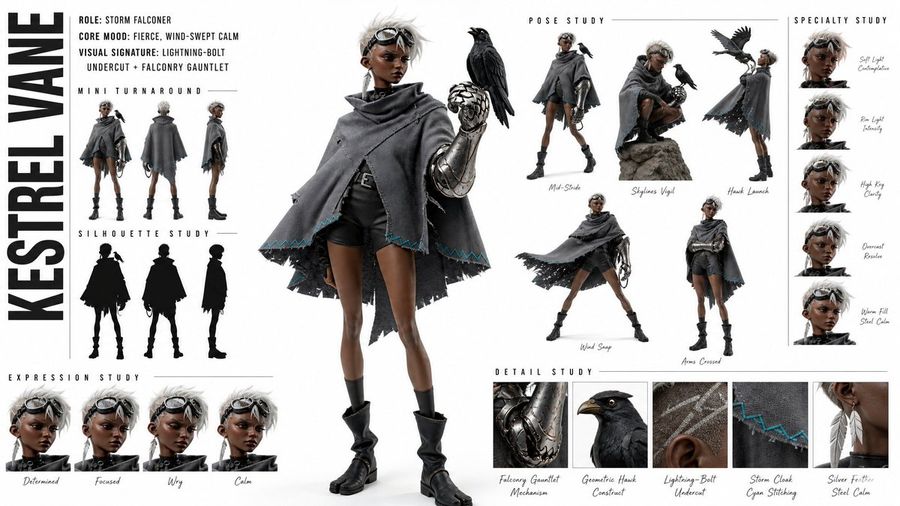 High Fashion 3D Character Concept