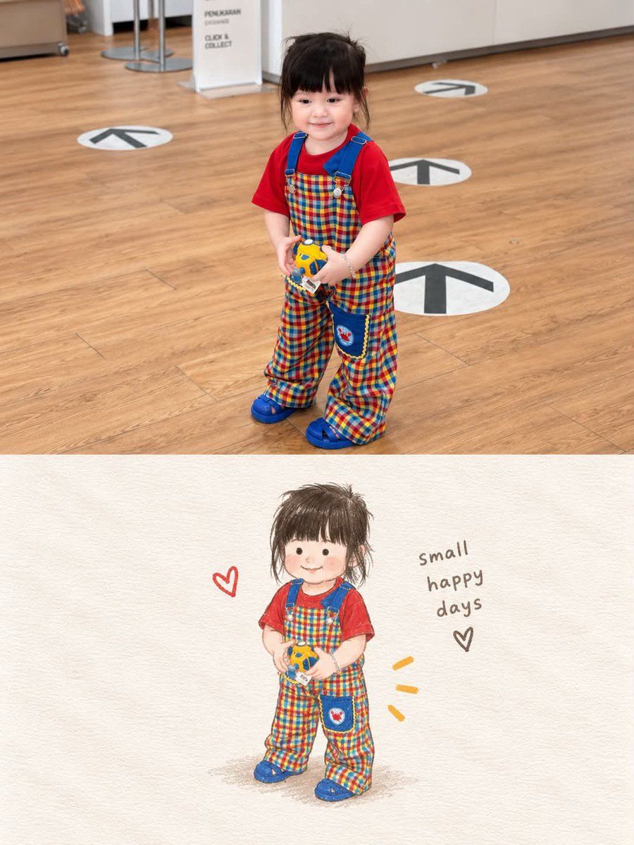 Photo to Children's Storybook Illustration