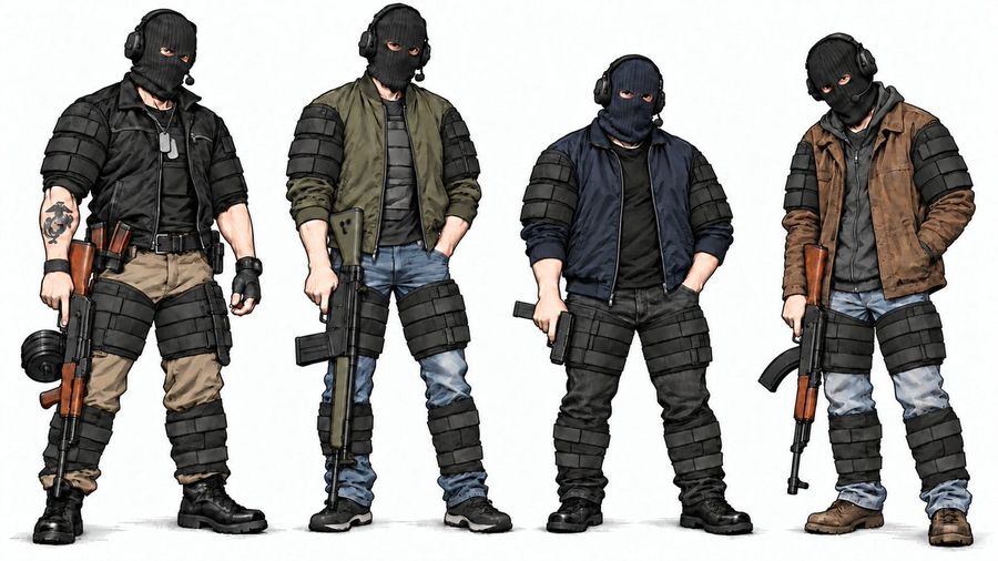 Tactical Mercenary Character Design