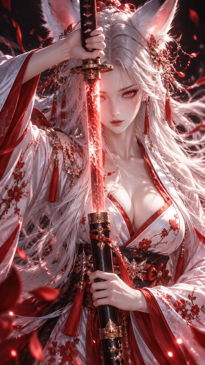 3D CG Oriental Fox Demon Illustration
