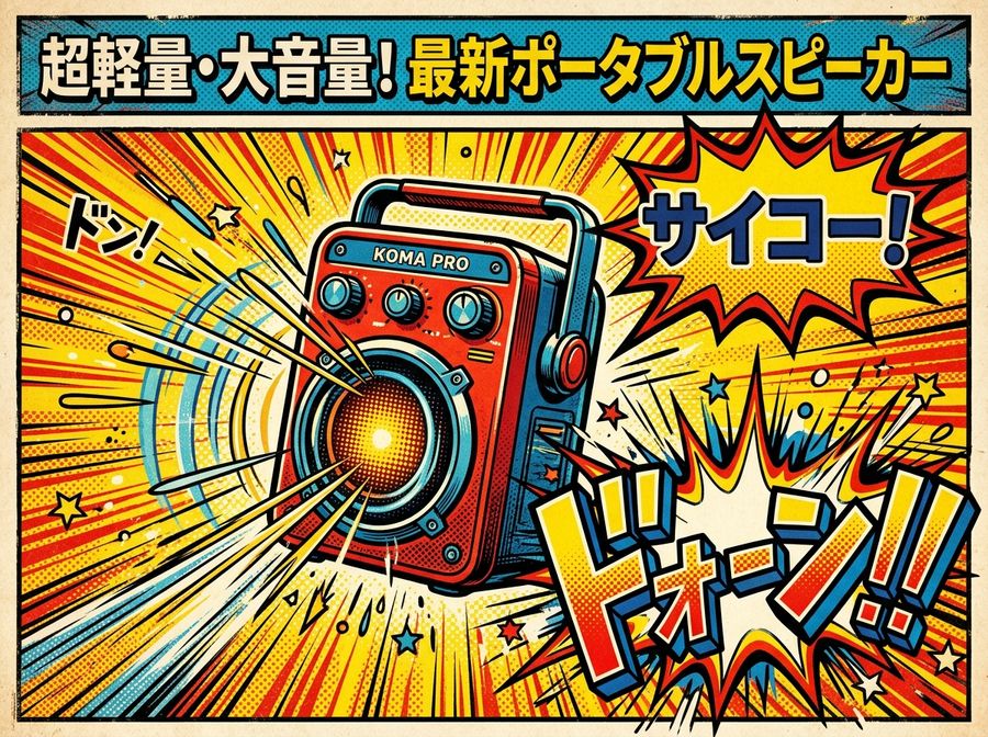 Comic Pop Art Style Product Advertisement