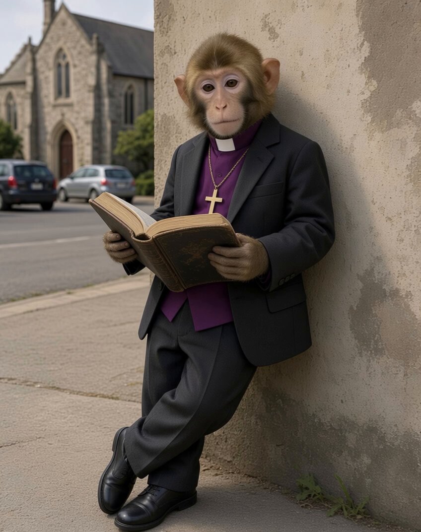 Photorealistic Monkey Church Documentary