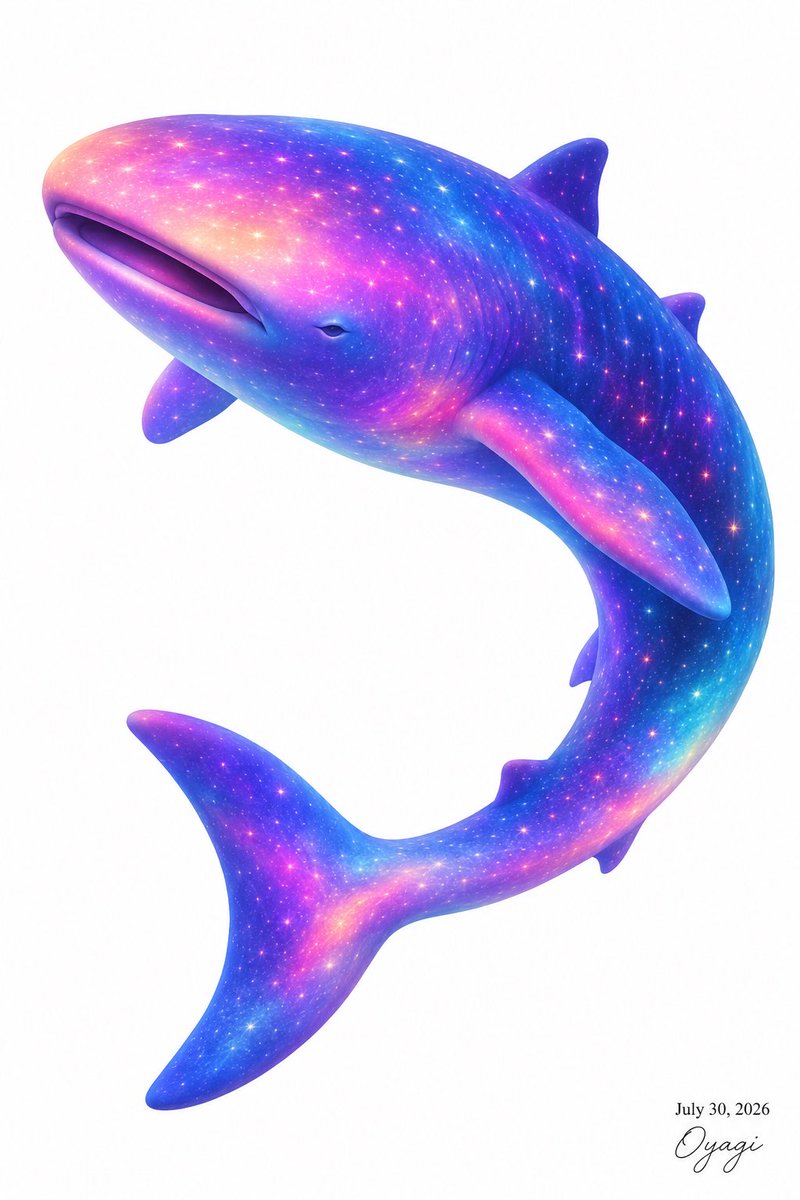 Starry Galaxy Whale Shark