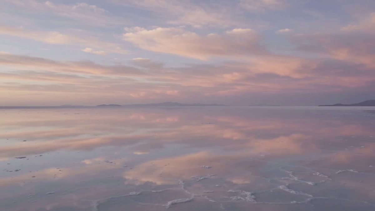 Bolivian Salt Flats Mirror Sunrise