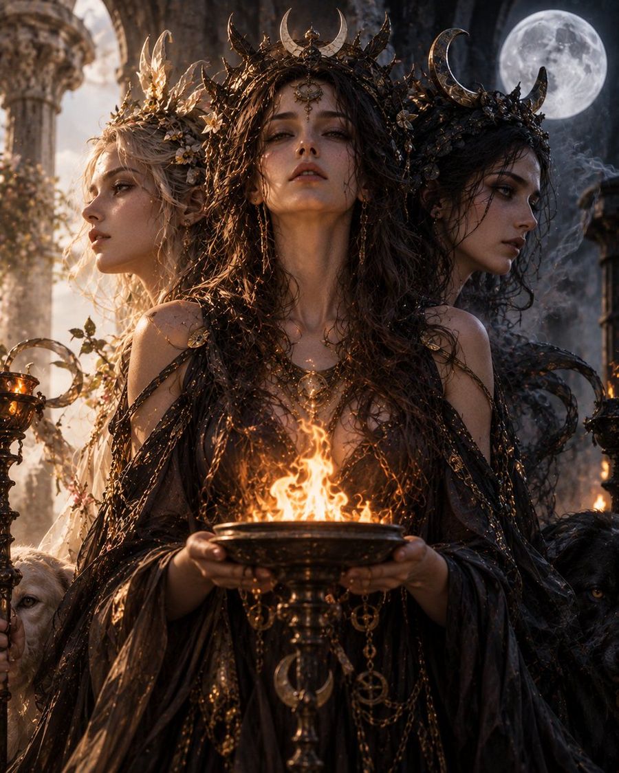 Triple Goddess Hecate
